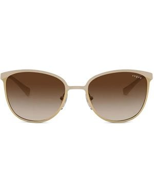 Vogue Eyewear Geometric-Frame Sunglasses - Brown
