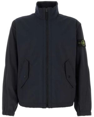 Stone Island Zipped Jacket - Blue