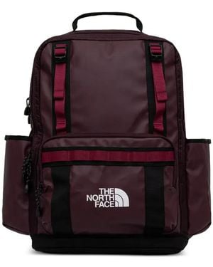 The North Face Base Camp Logo-Print Panelled Backpack - Red
