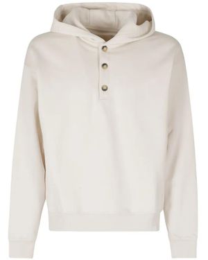 Woc Button-Up Hoodie - White