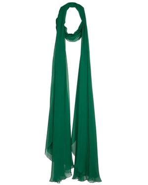 Zuhair Murad Schal Aus Seidenchiffon - Grün