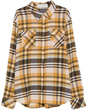 God's True Cashmere Hemd Aus Kaschmir Mit Karomuster - Mettallic