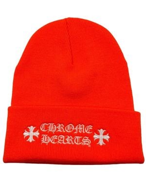 Chrome Hearts Logo-Embroidered Beanie Hat