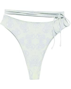 Roberta Einer X Kiss 'N Thrill Slip Bikini Sienna - Bianco