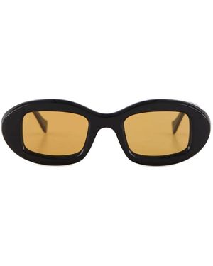 Retrosuperfuture Sonnenbrille Mit Ovalem Gestell - Natur