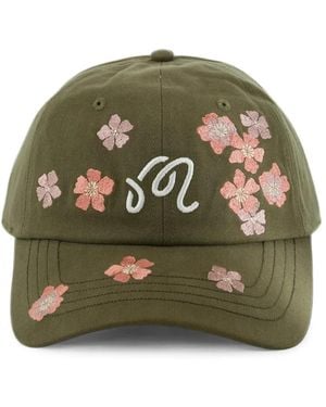 Malbon Golf Baseballkappe Mit Logo-Patch - Grün