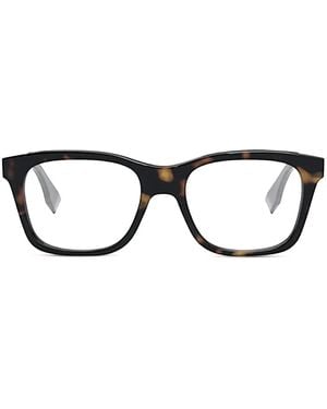 Fendi Occhiali Squadrati - Marrone