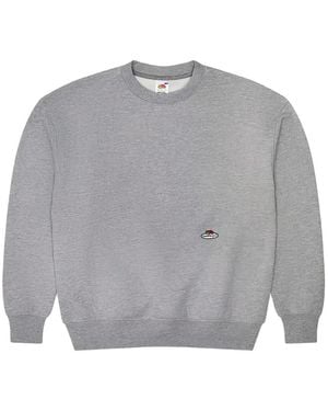 HOMMEGIRLS X Fruit Of The Loom Logo-Patch Sweatshirt - Grey