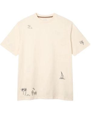Paul Smith Graphic-Print T-Shirt - Natural