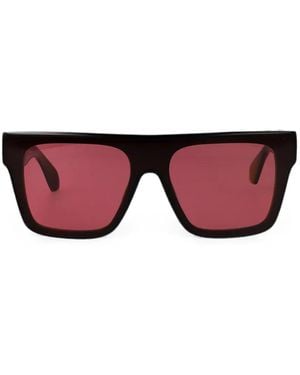 Off-White c/o Virgil Abloh Columbus Square-Frame Sunglasses - Pink