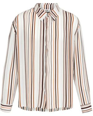 Amir Slama Camicia A Righe - Bianco