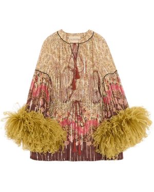 Valentino Garavani Pekin Voyage Imaginaire Paisley Blouse - Natural
