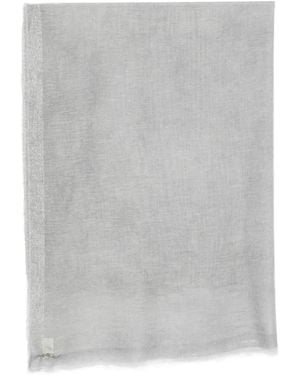 Faliero Sarti Diamante Frayed Scarf - Grey