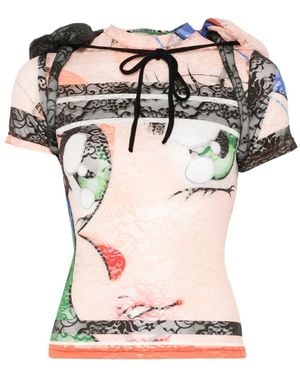 OTTOLINGER T-Shirt Mit Wattierter Kapuze - Pink