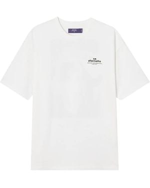 AFTERMATHS T-Shirt Con Stampa - Bianco