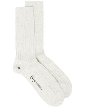 Suicoke Calzini Con Stampa - Bianco