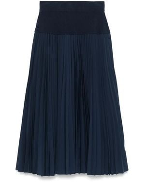 Jonathan Simkhai Falda midi Stella - Azul