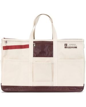 AS2OV Alberton Canvas Tote Bag - Natural