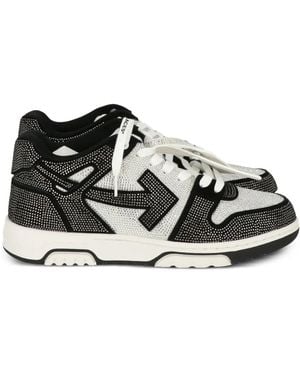 Off-White c/o Virgil Abloh Out Of Office Sneakers - Zwart