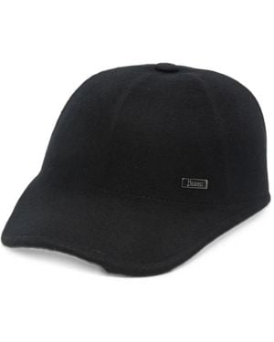 Herno Logo-Plaque Baseball Cap - Black