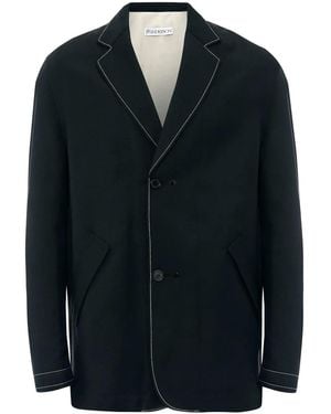 JW Anderson Reversible Single-Breasted Blazer - Black