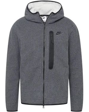 Nike Full-Zip Winterized Hoodie - Gray