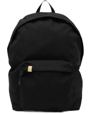 Visvim Logo-Patch Backpack - Black