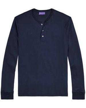 Ralph Lauren Interlock Long-Sleeve T-Shirt - Blue