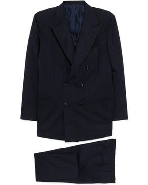 Kiton Pinstripe Suit - Blue