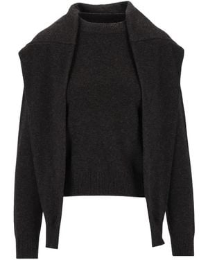 arch4 Eleanor Knot-Detail Sweater - Black