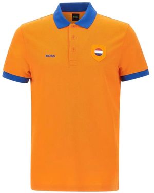 BOSS Paddy Polo Shirt - Orange
