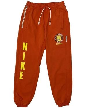 Nike Standard Issue Basketball Track Trousers - Orange