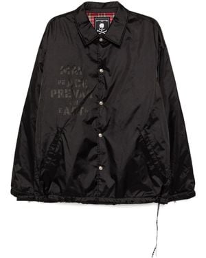 MASTERMIND WORLD Giacca Con Stampa Logo - Nero