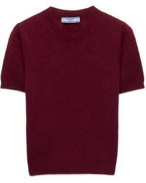 Prada Maglione A Coste - Rosso