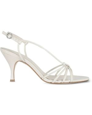 Aeyde Knotted Strap Court Shoes - White