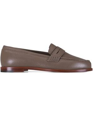 Manolo Blahnik Perrita Loafers - Brown