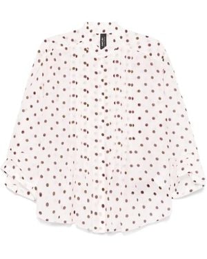 Marc Cain Polka-Dot Shirt - White