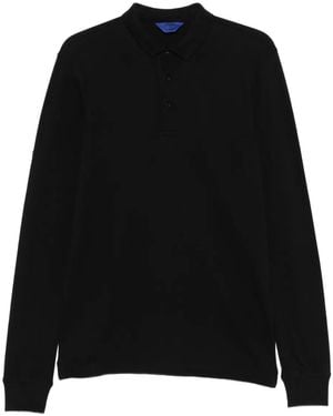 Superdry Polo De Manga Larga - Negro