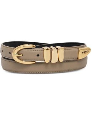 Guess Tone Hardware Belt - White