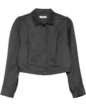 Low Classic Pinched Shirt Jacket - Black