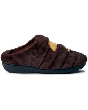 A Bathing Ape X Subu Ape Head Slippers - Brown