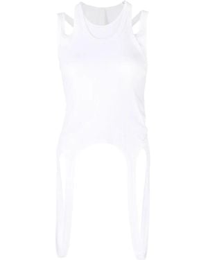 Dion Lee Double-Loop Detail Tank Top - White