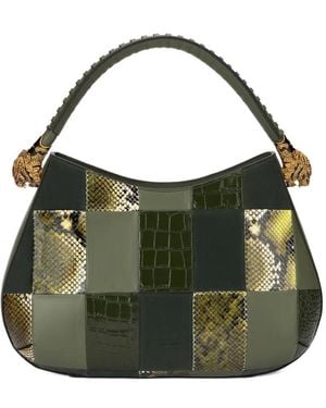 Roberto Cavalli Roar Tote Bag - Green