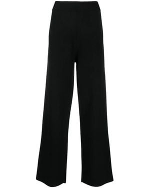 Seventy Wide-Leg Wool-Blend Pants - Black