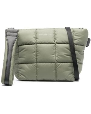 VEE COLLECTIVE Porter Quilted Shoulder Bag - Grey