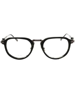 Philipp Plein Geometric-Frame Glasses - Black