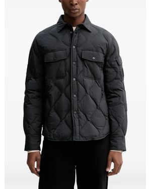 Rag & Bone Dane Quilted Overshirt - Black
