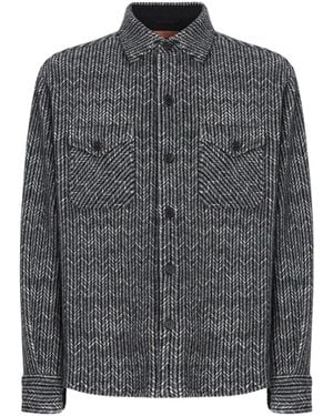 Missoni ヘリンボーン シャツ - グレー