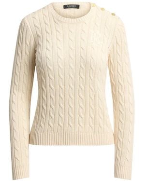 Ralph Lauren Jersey Con Detalle De Botones - Blanco