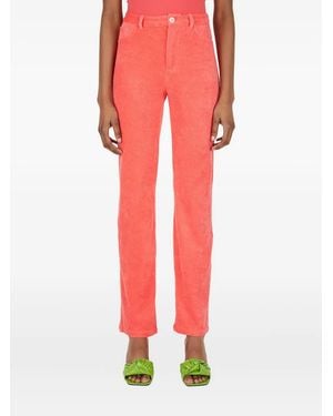 Maisie Wilen Terry Mockumentary Jeans - Red